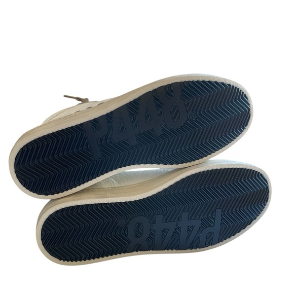 P448 Women's Sneakers in White and Tan - Picture 9 of 12